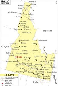 idaho map