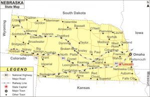 new nebraska map