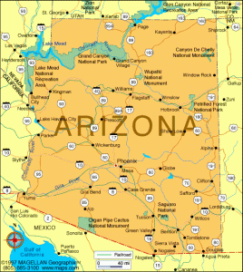 arizona map