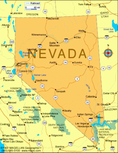 nevada map