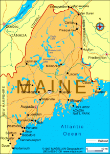 maine map