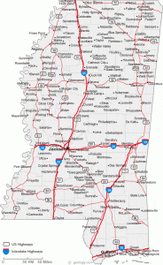 mississippi map