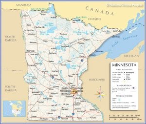 Minnesota map