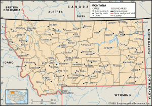 montana map