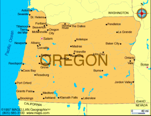 oregon map