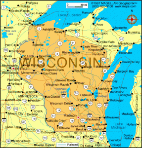 wisconsin map